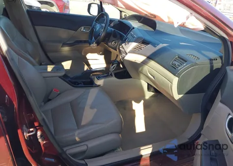 2012 Honda Civic Ex-L from USA, damaged, VIN 19XFB2F95CE093521